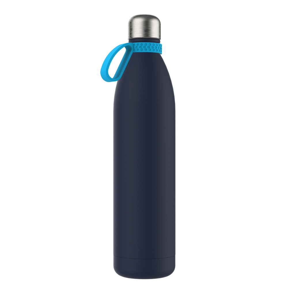 Thermofles RETUMBLER-NIZZA XXL - cyaan, navy, zilver