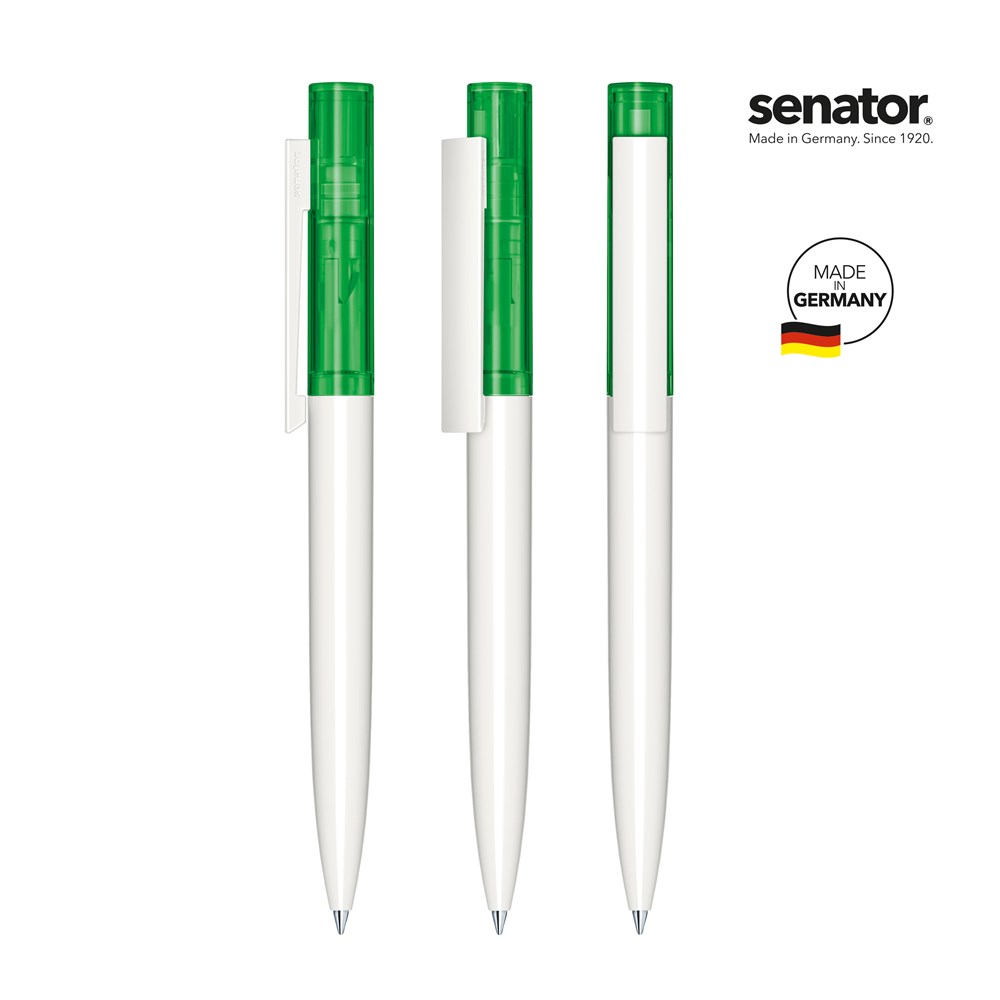 senator® Headliner  Clear  Twist ballpoint pen - groen 347