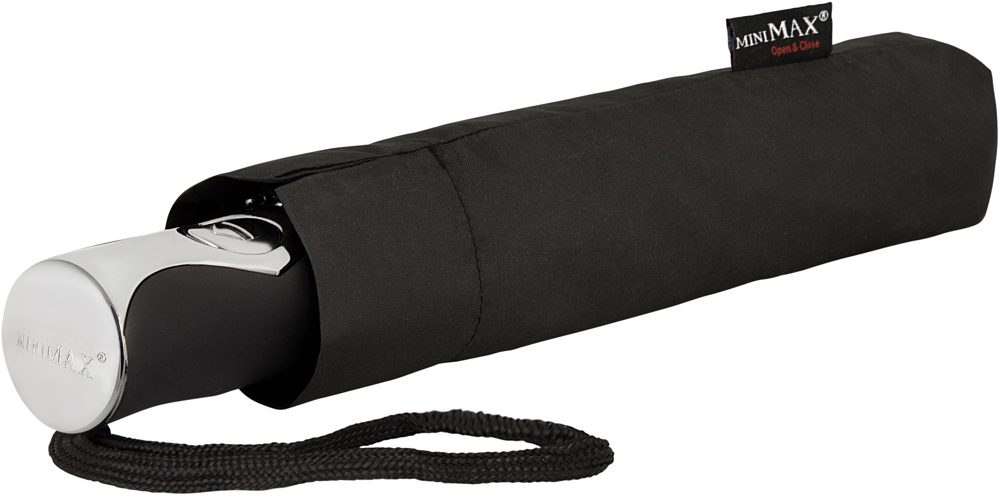 MINIMAX - Opvouwbaar - Automatisch openen en sluiten - Windproof -  100 cm - Zwart