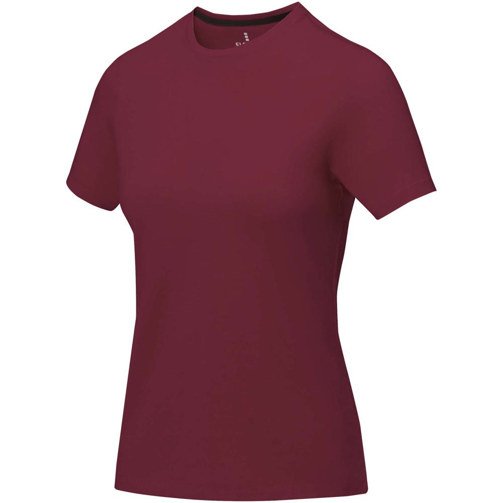 Nanaimo dames t-shirt met korte mouwen - Bordeaux rood