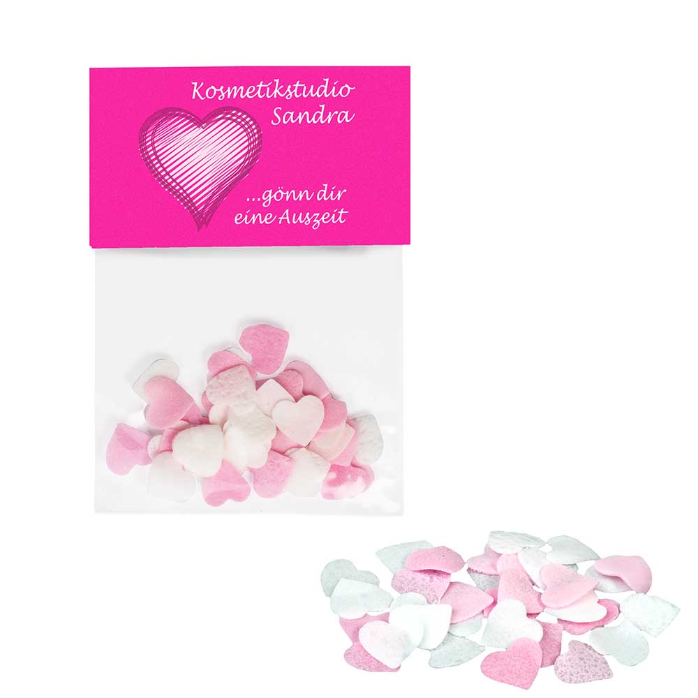 Badconfetti - hartvorm - individueel