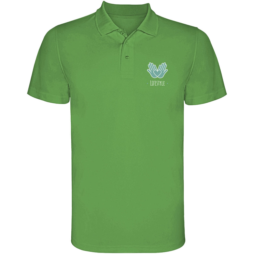 Monzha 150 g/m² sportpolo met korte mouwen voor heren