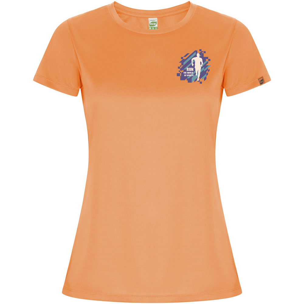 Imola 135 g/m² sportshirt met korte mouwen voor dames
