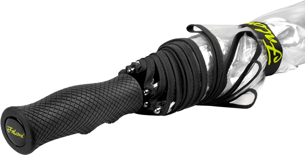 FALCONE - Transparant - Handopening - Windproof -  120 cm - Transparant