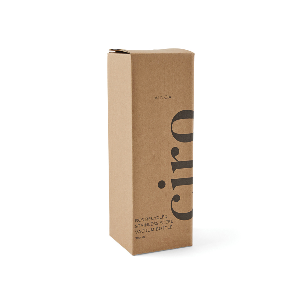 VINGA Ciro RCS gerecycled RVS vacuümfles 300ML