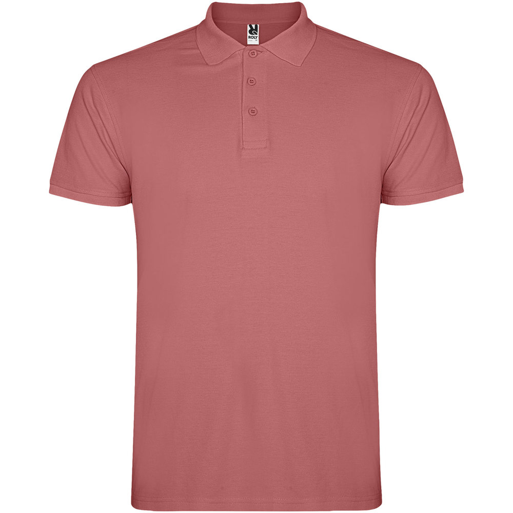 Star 200 g/m² herenpolo met korte mouwen - Chrysantrood