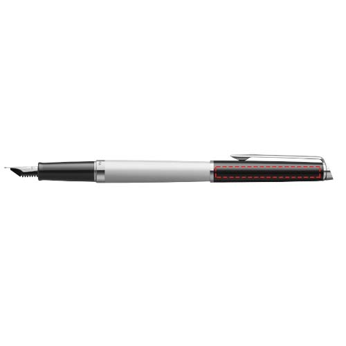 Waterman Hemisphere vulpen met kleurblokken en palladium afwerking (blauwe inkt)