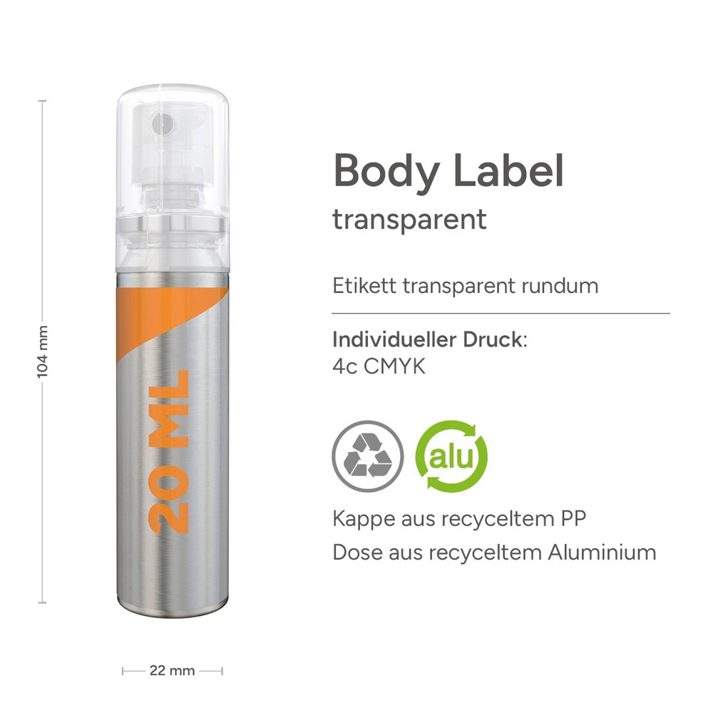 Car Cockpit Cleaner, 20 ml, Body Label transparent