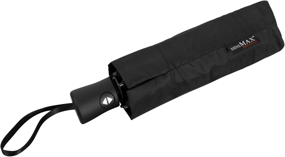 MINIMAX - Opvouwbaar - Automatisch openen en sluiten - Windproof -  90 cm - Zwart