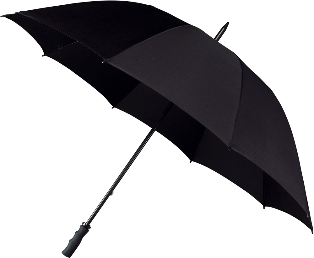 FALCONE - Golfparaplu - Handopening - Windproof -  130 cm - Zwart