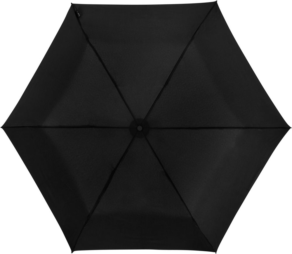 MINIMAX - Extreem lichte opvouwbare reisparaplu - Handopening - Windproof -  90 cm - Zwart