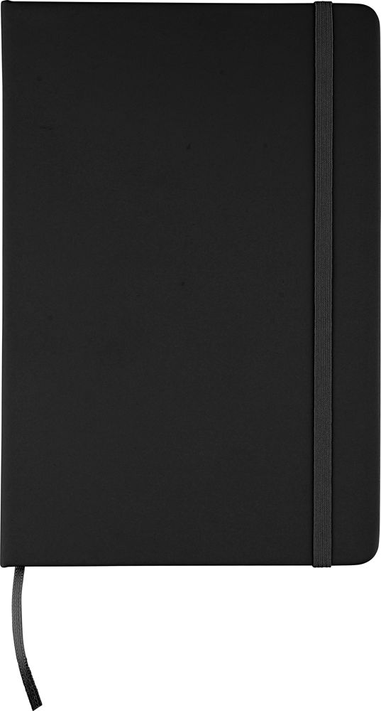 Gerecyclede PU notitieboek Eva - zwart