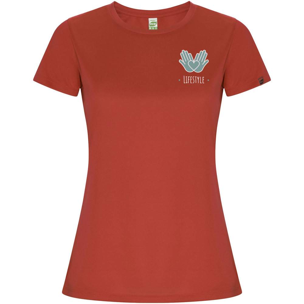 Imola 135 g/m² sportshirt met korte mouwen voor dames