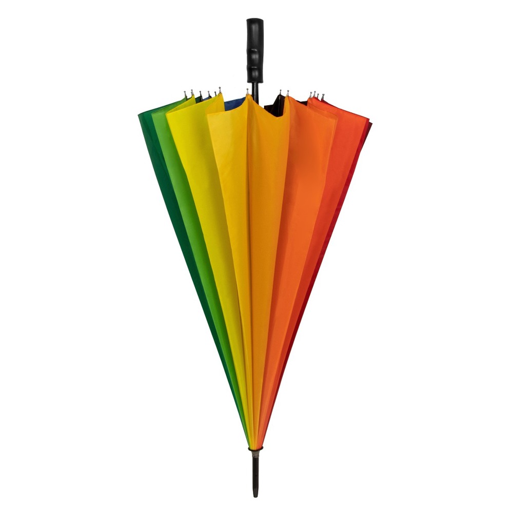 FALCONETTI - Regenboog paraplu - Handopening - Windproof -  125 cm - Multi kleur