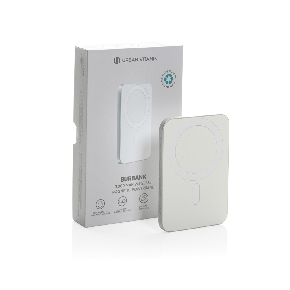 Urban Vitamin Burbank RCS rplastic/alu 3.000 mAh powerbank
