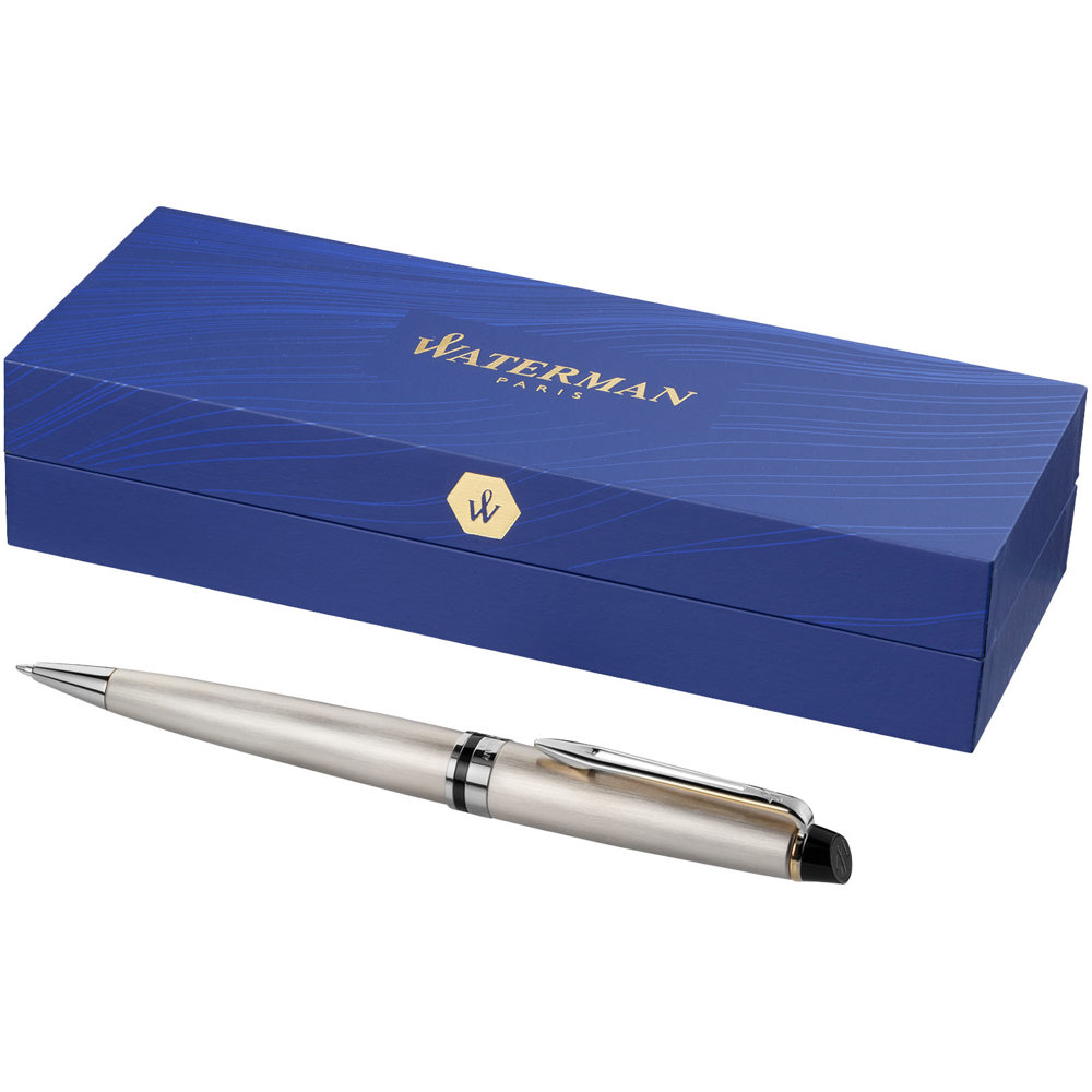 Waterman Expert balpen (blauwe inkt) - Staal, Goud