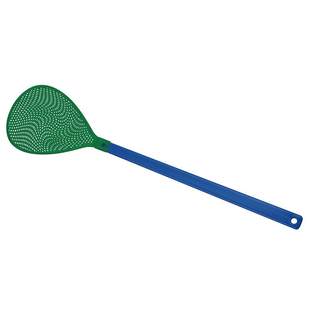 Vliegenmepper "ovaal" - blauw/groen