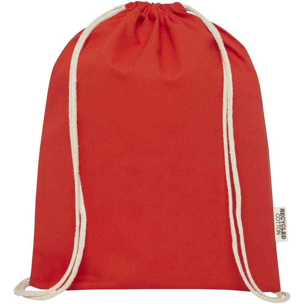 Oregon tas met trekkoord van 140 g/m² GRS gerecycled katoen