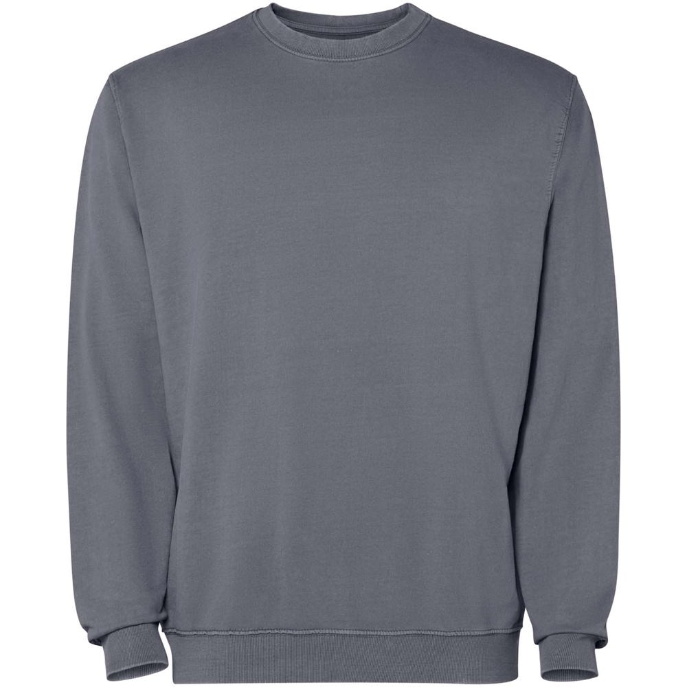 Jaya 250 g/m² unisex trui met ronde hals - Donkergrijs