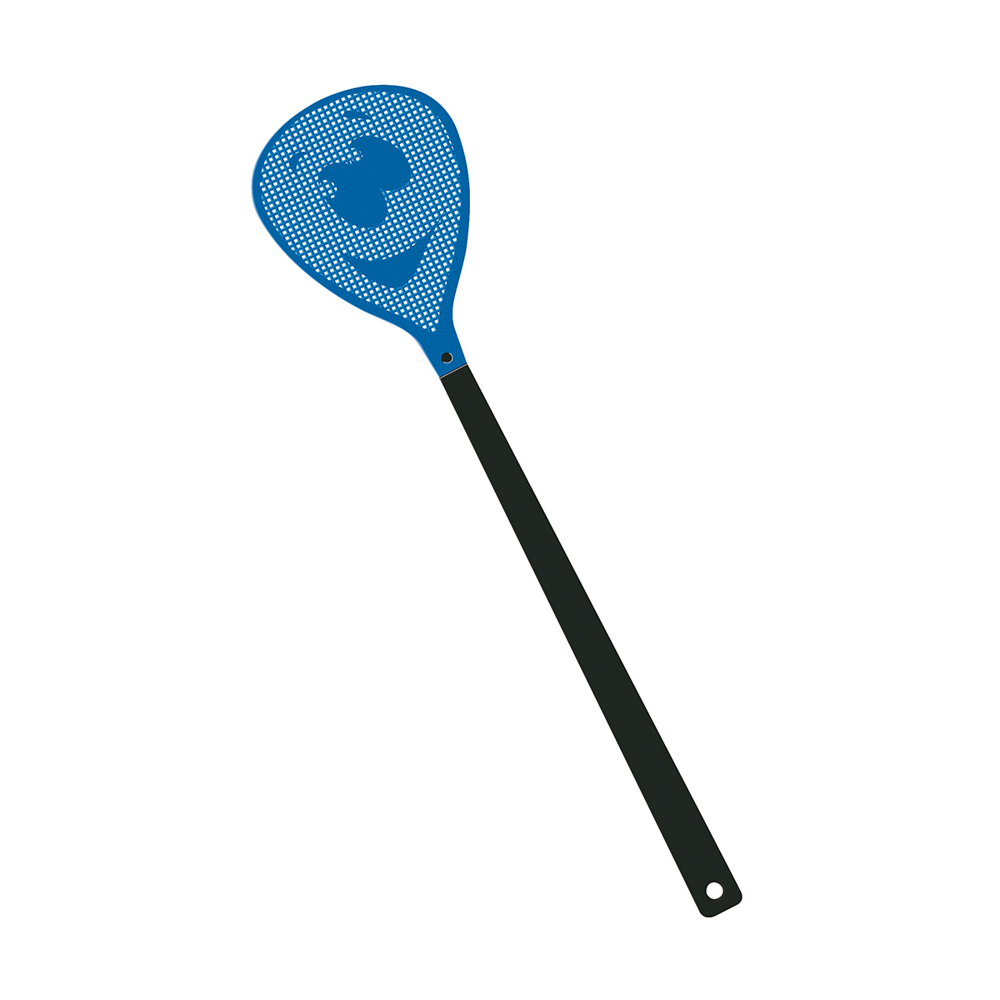 Vliegenmepper "gezicht" - Zwart/Blauw