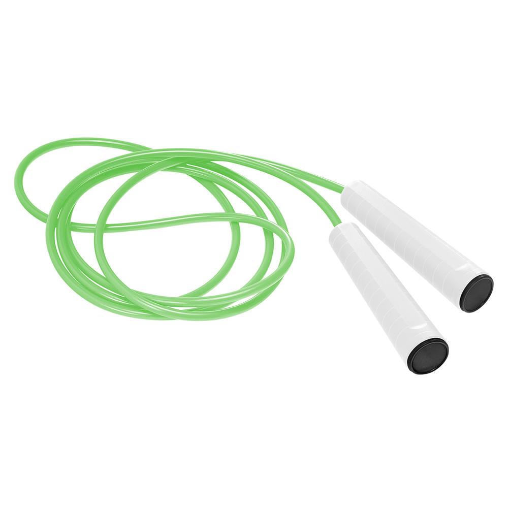 Springtouw - wit/zwart/neongroen