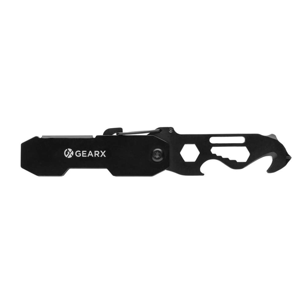 Gear X opvouwbare EDC-tool met karabijnhaak en pakket opener