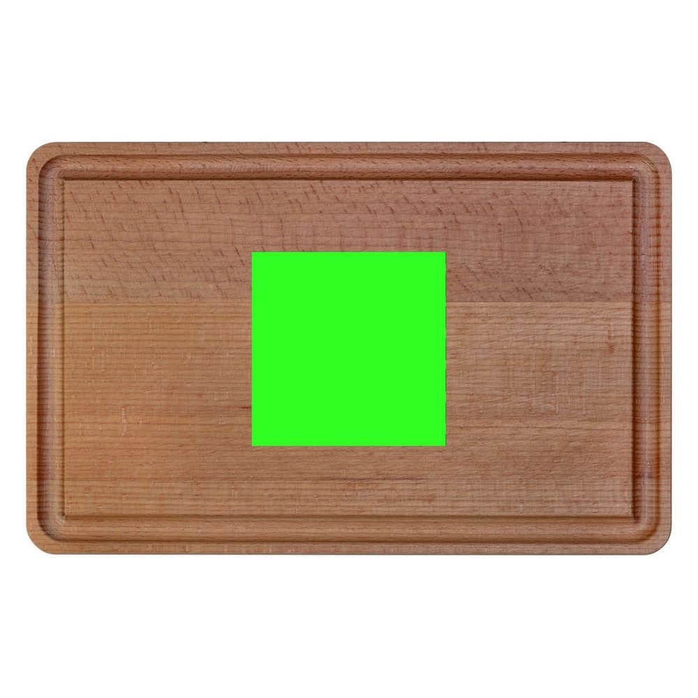 Plank met sapgeul beuken 25x16 cm