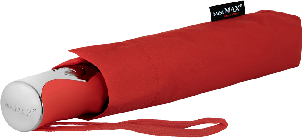 MINIMAX - Opvouwbaar - Automatisch openen en sluiten - Windproof -  100 cm - Rood