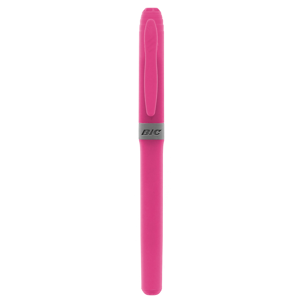 BIC® Brite Liner® Grip Markeerstift - roze
