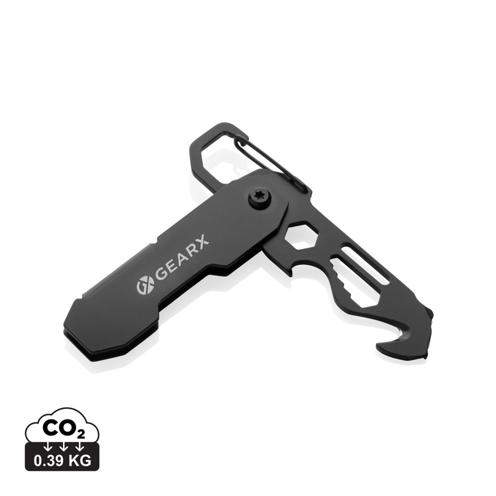Gear X opvouwbare EDC-tool met karabijnhaak en pakket opener