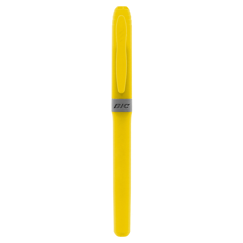 BIC® Brite Liner® Grip Markeerstift - geel