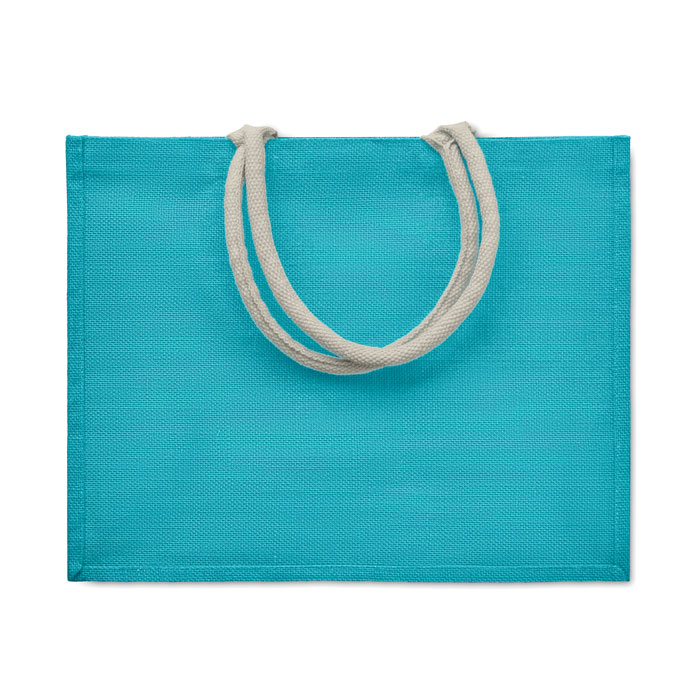 AURA - Jute tas met katoenen hengsels