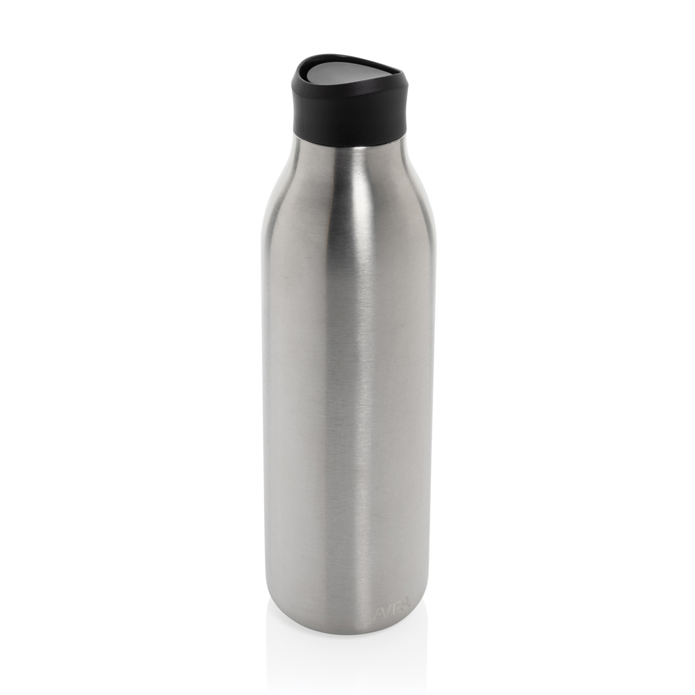 Avira Alok RCS recycled staal 360 waterfles 600ML - zilver (± PMS 428)