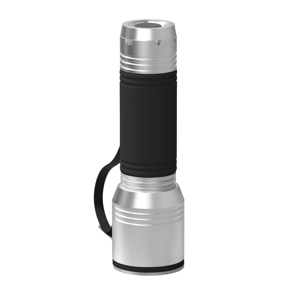 Zaklamp REEVES-myFLASH 700 - Zilver, Zwart