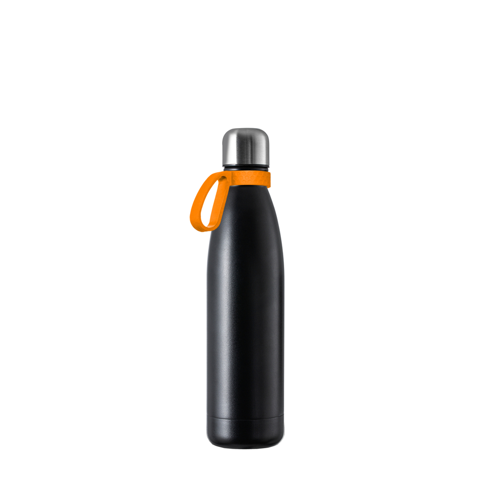 Thermofles RETUMBLER-NIZZA - zwart, zilver, oranje