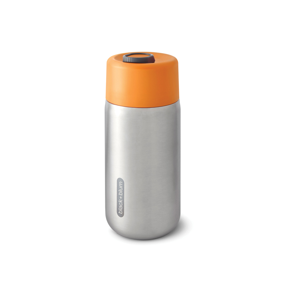 Black+Blum geisoleerde lekvrije reisbeker 340ml. - oranje (± PMS 130)