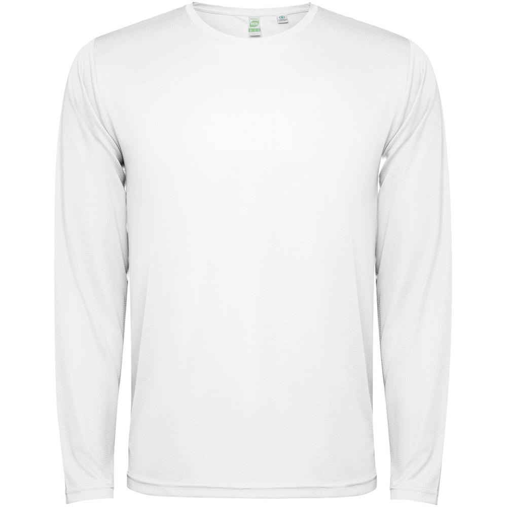 Estoril 125 g/m² unisex T-shirt met lange mouwen - Wit