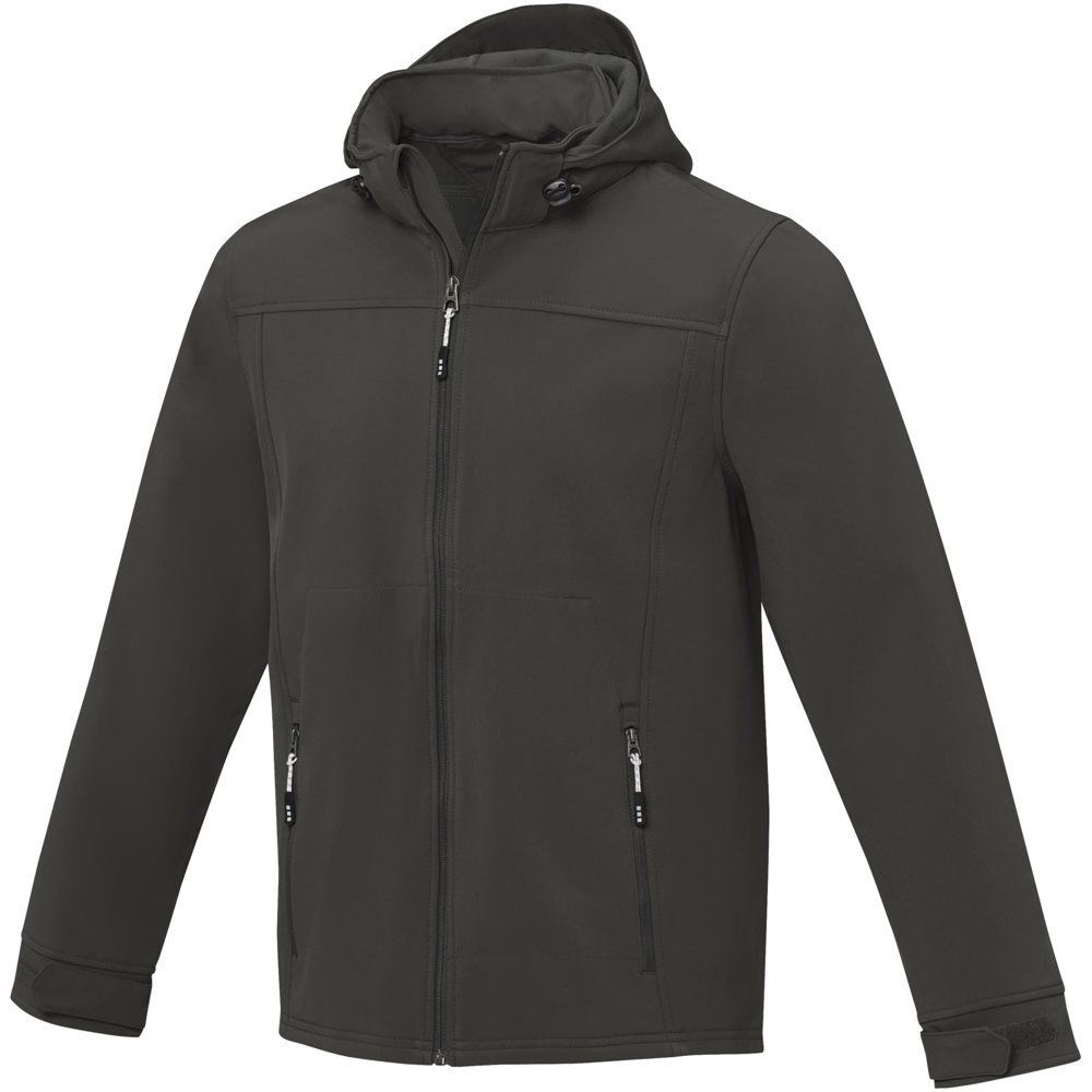 Langley softshell heren jas - antraciet