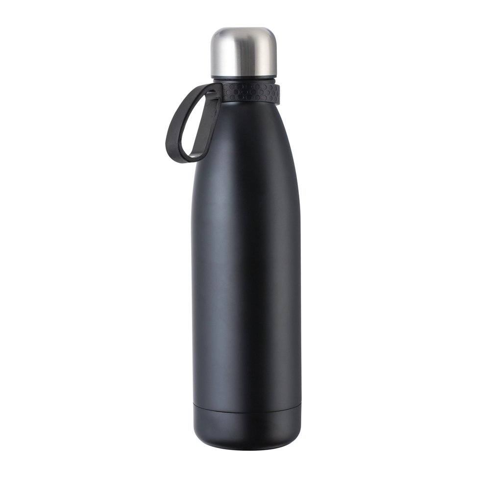Fles RETUMBLER-myTOULON - Zwart, Zilver