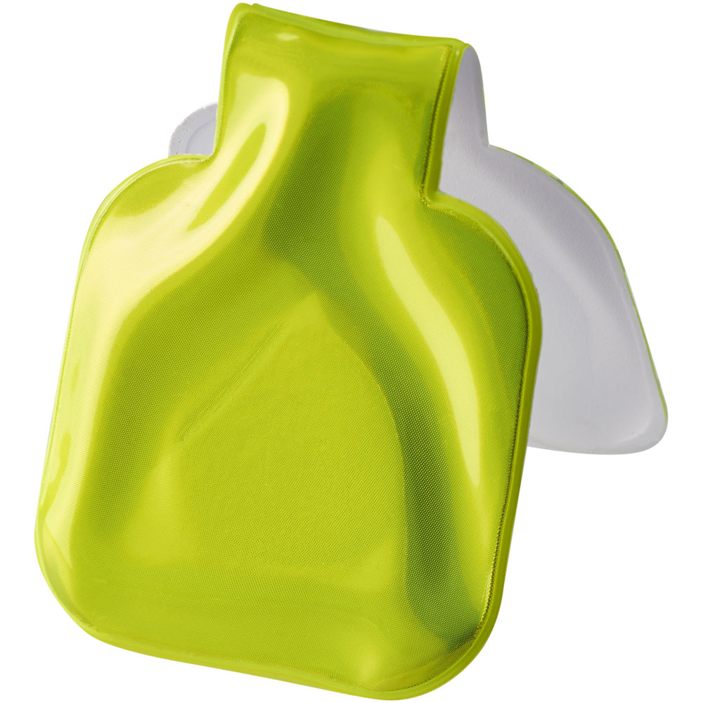 RFX™ vierkante reflecterende magneet van pvc - Neon Geel