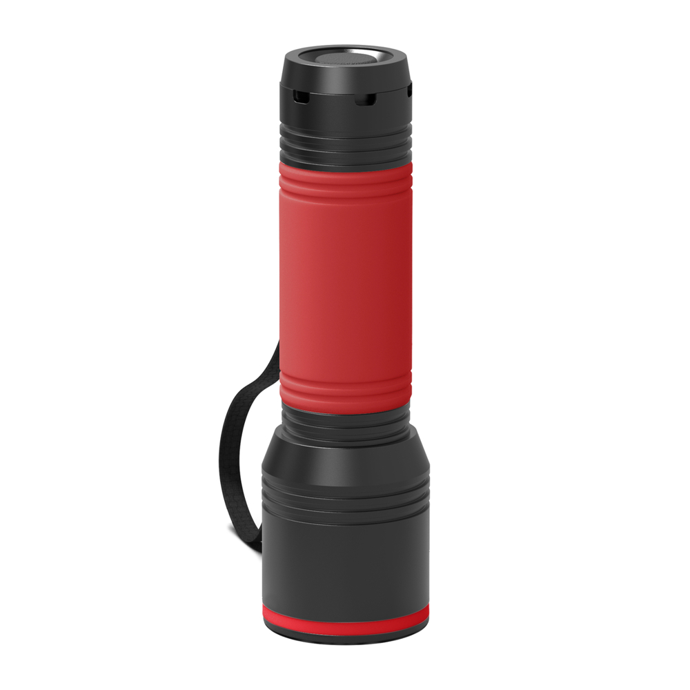 Zaklamp REEVES-myFLASH 700 - Zwart, Rood