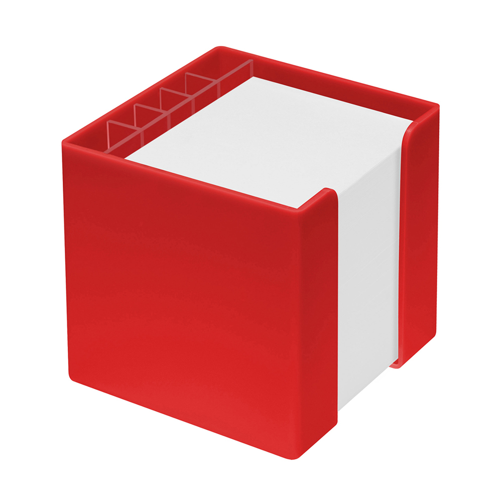Memobox "Alpha" met organizer - Rood