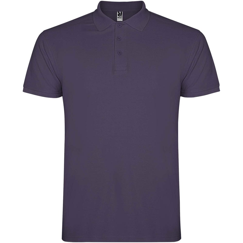 Star 200 g/m² herenpolo met korte mouwen - Lila