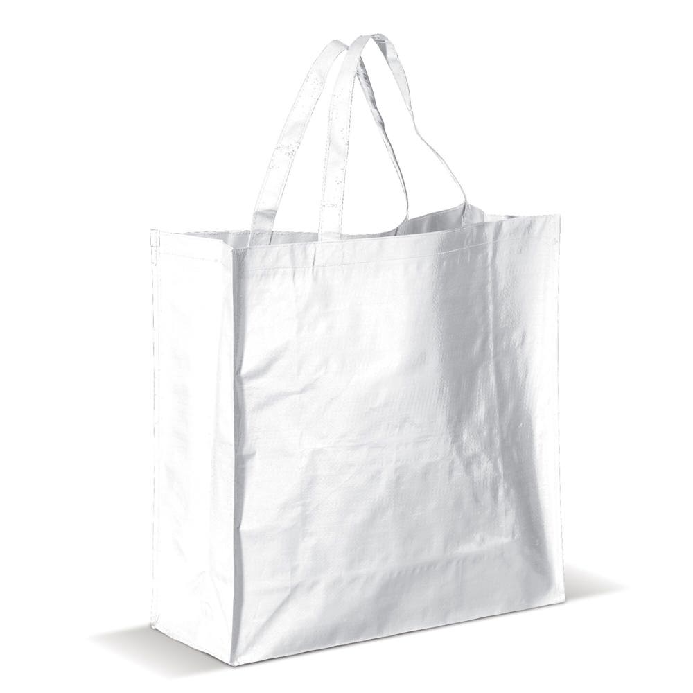 Draagtas gelamineerd PP woven 160g/m² - Wit