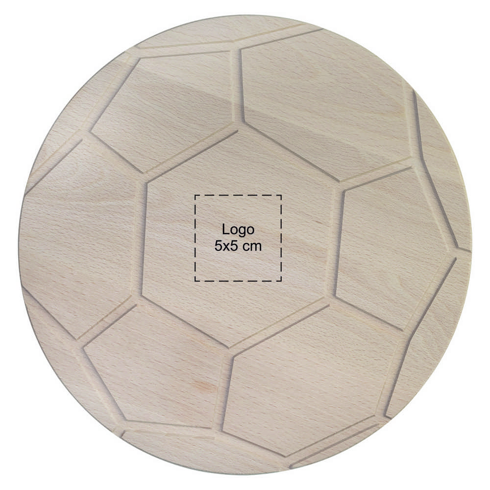 Plank voetbal beuken ⌀ 26 cm