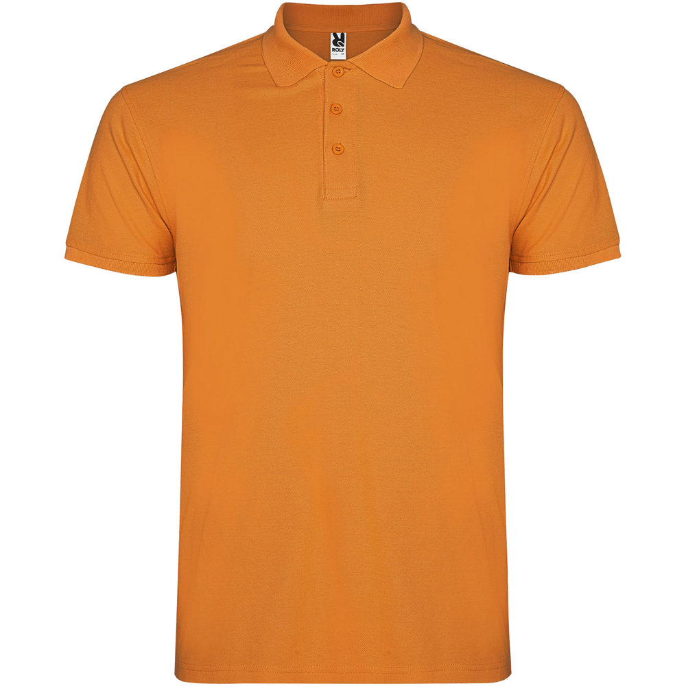 Star 200 g/m² herenpolo met korte mouwen - Oranje