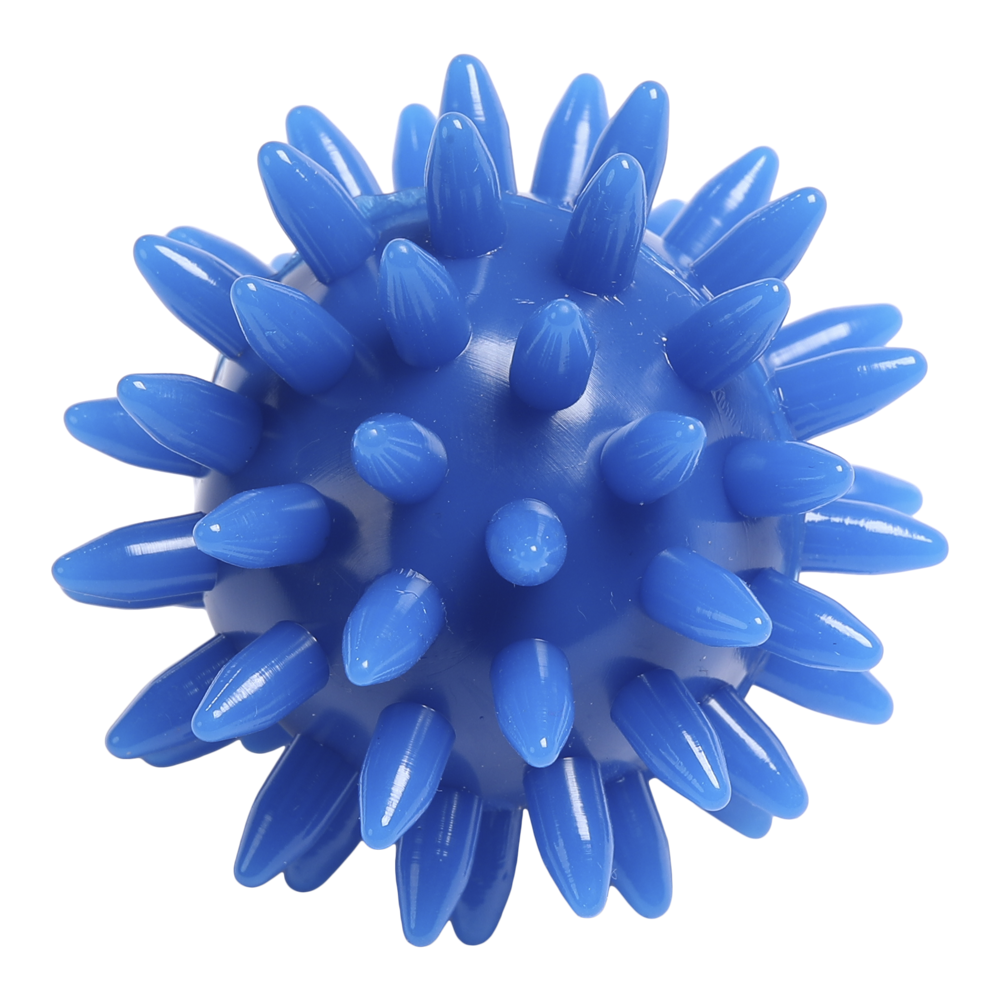Massagebal / Egelbal, neutraal (55mm, blauw), "Made in Germany"