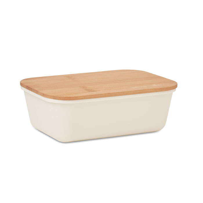 THURSDAY - Lunchbox PP bamboe deksel 1L - Beige
