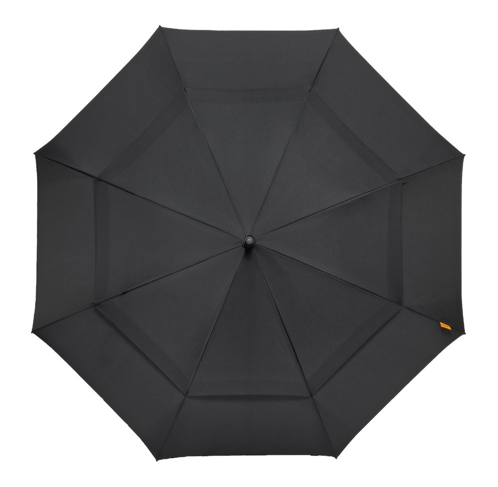 FALCONE - Stormparaplu - Automaat - Windproof -  130 cm - Zwart