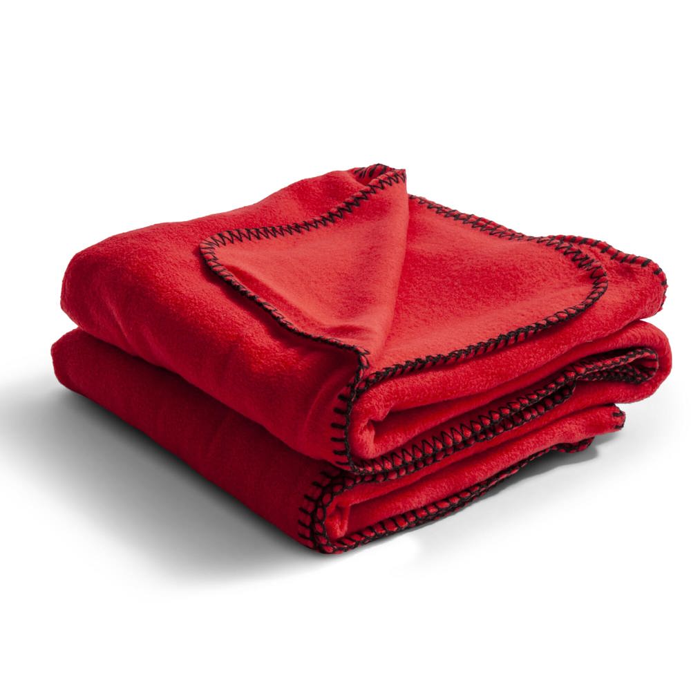 Nightingale fleece deken 130x170 cm - Rood